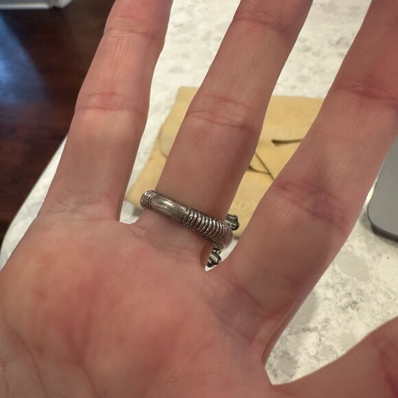 Judith Ripka STERLING/18K GOLD, CANARY WITH DIAMOND ACCENTS FONTAINE - Picture 6 of 7